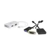 Travel A/V Adapter: 3-w-1 Mini DisplayPort do VGA, DVI lub HDMI - Biały
