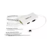Travel A/V Adapter: 3-w-1 Mini DisplayPort do VGA, DVI lub HDMI - Biały