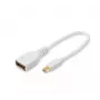 Kabel DisplayPort Microconnect MDPDP 0,15 m Mini DisplayPort Biały