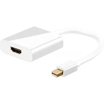 Adapter kabla wideo Microconnect MDPHDMI 0,15 m Mini DisplayPort HDMI Biały