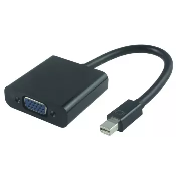 Microconnect MDPVGA2B adapter kabla wideo 0,15 m Mini DisplayPort VGA (D-Sub) Czarny