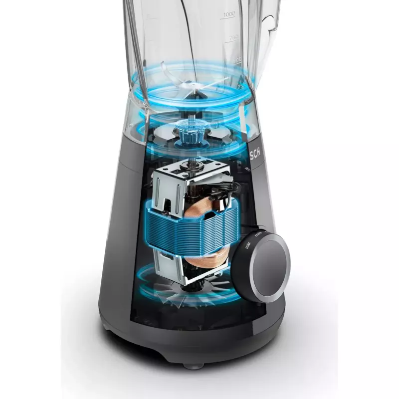 Blender stołowy Bosch Serie 4 MMB6141B — 1200 W, pojemnik Tritan 1,5 l, 2 prędkości, kruszenie lodu, czarny