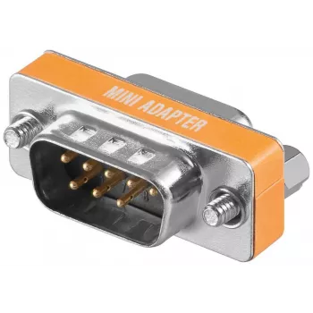Zmieniacz płci kabla Microconnect MOD99FN DB9 Metaliczny