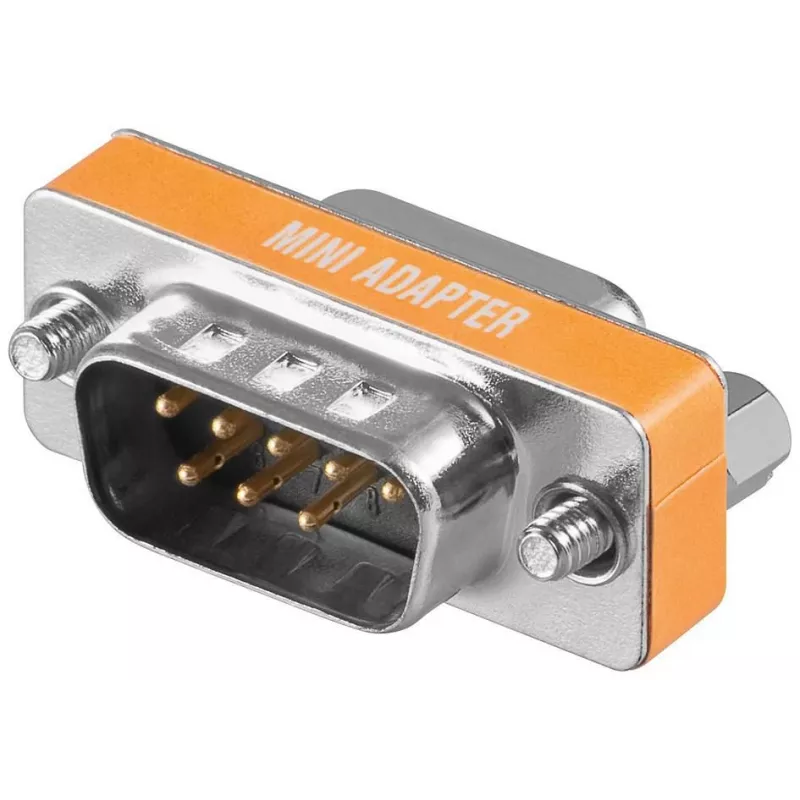 Zmieniacz płci kabla Microconnect MOD99FN DB9 Metaliczny