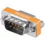 Zmieniacz płci kabla Microconnect MOD99FN DB9 Metaliczny