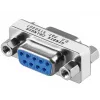 Microconnect MOD9F9F zmieniacz płci złącza kablowego DB9 Niebieski