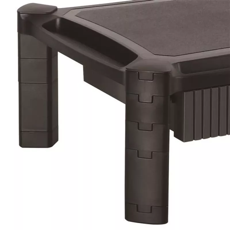 StarTech.com Podstawka pod monitor - Szuflada - Regulowana wysokość, wolnostojąca, 10 kg, 33 cm (13 cali), 81,3 cm (32 cale), Regulacja wysokości, Czarny