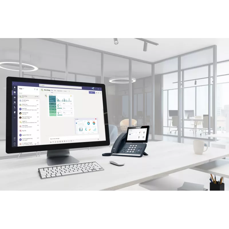 Yealink MP58 Microsoft Teams Edition, telefon IP, szary, przewodowa słuchawka, biurkowy, Android, Microsoft Teams