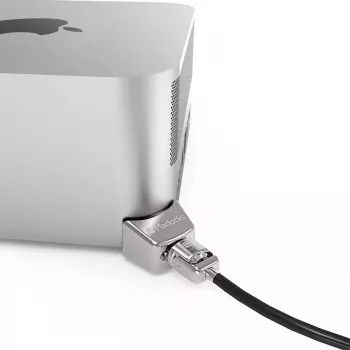 Compulocks Mac Studio Ledge Lock Adapter Keyed kabel Lock srebrny