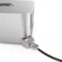 Compulocks Mac Studio Ledge Lock Adapter Keyed kabel Lock srebrny