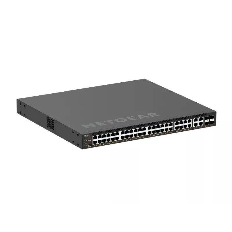 NETGEAR M4350-44M4X4V Zarządzalny L3 2.5G Ethernet (100/1000/2500) Power over Ethernet (PoE) 1U Czarny