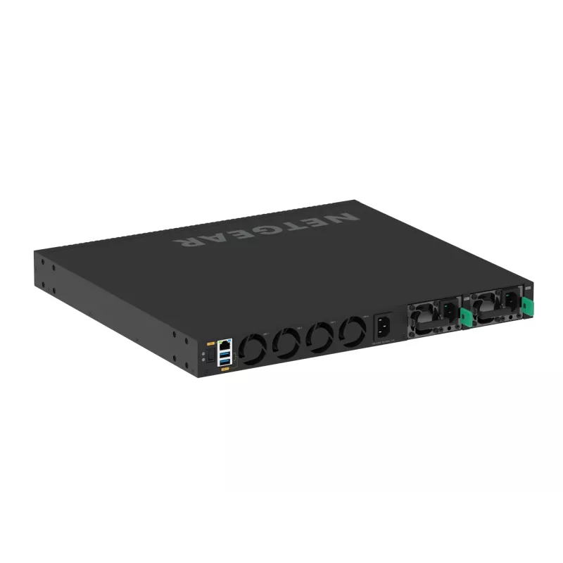NETGEAR M4350-44M4X4V Zarządzalny L3 2.5G Ethernet (100/1000/2500) Power over Ethernet (PoE) 1U Czarny