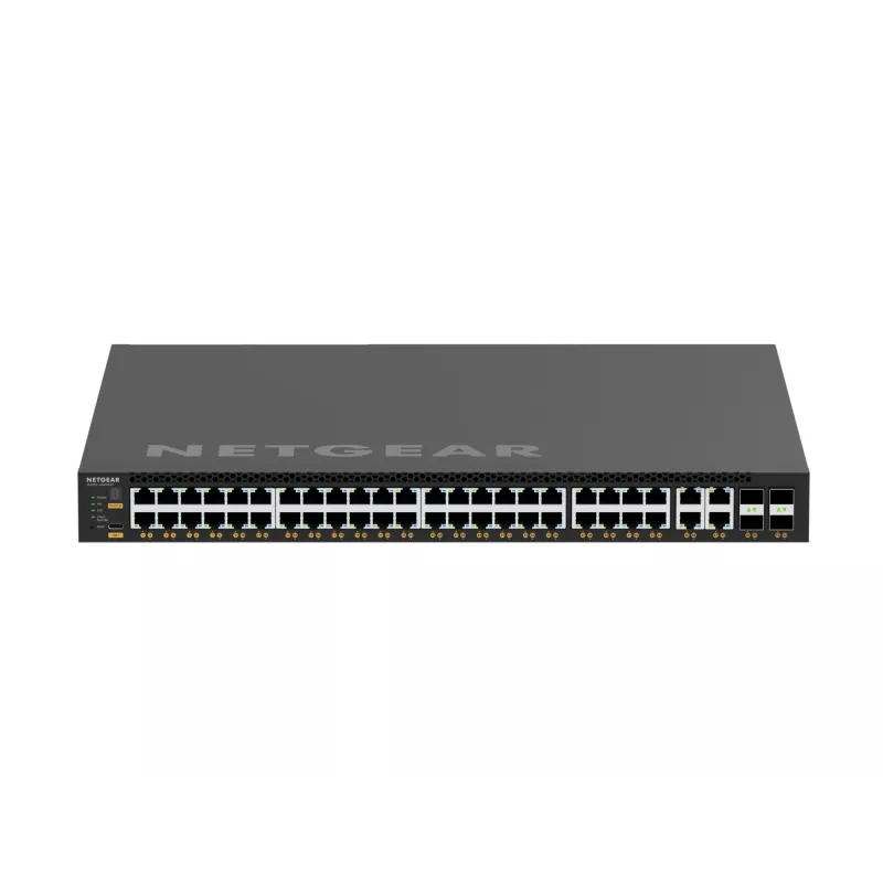 NETGEAR M4350-44M4X4V Zarządzalny L3 2.5G Ethernet (100/1000/2500) Power over Ethernet (PoE) 1U Czarny