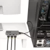 StarTech.com 3-portowy koncentrator MST - DisplayPort do 3x HDMI, trzy monitory 4K 60 Hz, adapter wideo DP 1.4 Multi-Monitor, 1 ft (30 cm) wbudowany kabel, zasilanie przez USB, tylko Windows