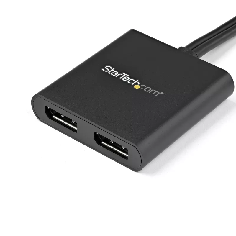 StarTech.com 2-Port Multi Monitor Adapter - Mini DisplayPort to 2x DisplayPort MST Hub - Dual 4K 30Hz - Video Splitter for Extended Desktop Mode on Windows PCs Only - mDP 1.2 to 2x DP