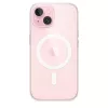 Etui ochronne do iPhone'a 15 od Apple, MagSafe, przezroczyste, poliwęglan, na ekran 6,1 cala