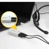 StarTech.com Biały adapter do zestawu słuchawkowego ze słuchawkami z oddzielnymi wtyczkami słuchawek/mikrofonu - 3,5 mm 4-pozycyjne na 2x 3-pozycyjne 3,5 mm M/F