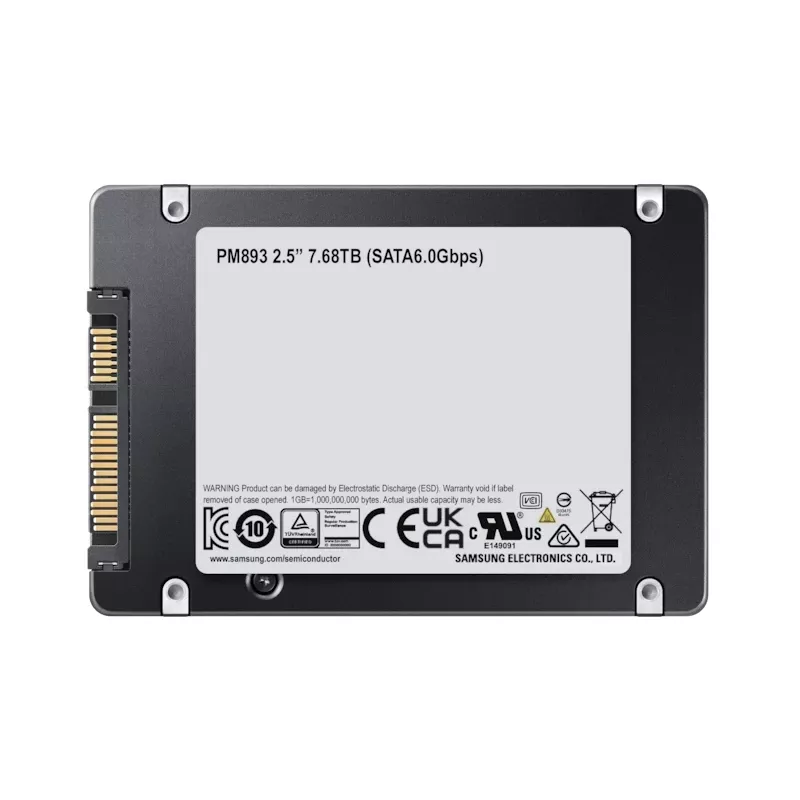 Samsung PM893 7.68 TB 2.5 cala Serial ATA III V-NAND TLC