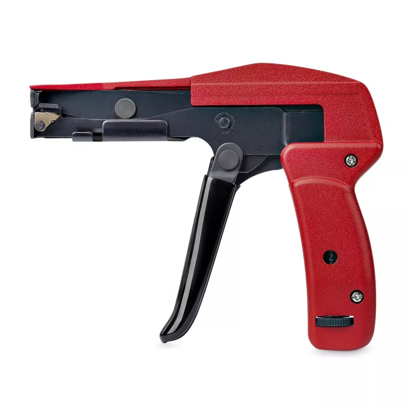 StarTech.com Nylon kabel Tie Gun, Zip Tie kabel Installation and Cutter Tool, Zip Tie Tensioning/Tightener, Works with Nylon Zip Ties 2.4mm to 4.8mm, TAA Compliant
