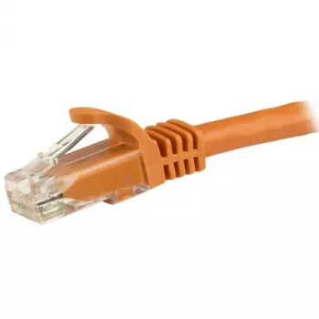 StarTech.com 15m CAT6 Ethernet kabel - pomarańczowy CAT 6 Gigabit Ethernet Wire -250MHz 100W PoE RJ45 UTP sieciowy/Patch Cord Snagless w/Strain Relief Individually Tested