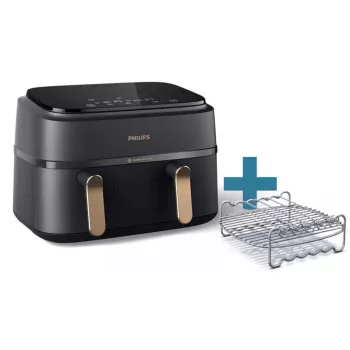 Frytkownica powietrzna Philips seria 3000 NA352/04 9L 2750W Podwójny kosz