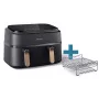 Frytkownica powietrzna Philips seria 3000 NA352/04 9L 2750W Podwójny kosz