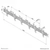 Uchwyt ścienny Neomounts NMPRO-WMB3 Menuboard 32-55 cali - uchylny