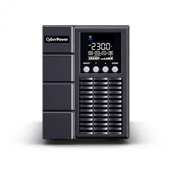 Zasilacz awaryjny UPS CYBERPOWER OLS1000EA, podwójna konwersja online, 1 kVA/900 W, 3 gniazda IEC C13, czysty sinus, LCD, wieża