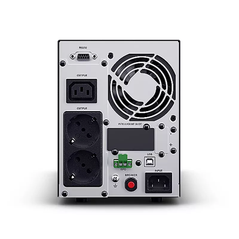 Zasilacz awaryjny UPS CYBERPOWER OLS1000EA, podwójna konwersja online, 1 kVA/900 W, 3 gniazda IEC C13, czysty sinus, LCD, wieża