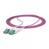 Kabel światłowodowy StarTech.com 3 m (10 stóp) LC do LC (UPC) OM4 wielomodowy, Erika Violet, 50/125 µm, 40G/100G, LOMMF/VCSEL, patchcord Uniboot, OFNR Riser