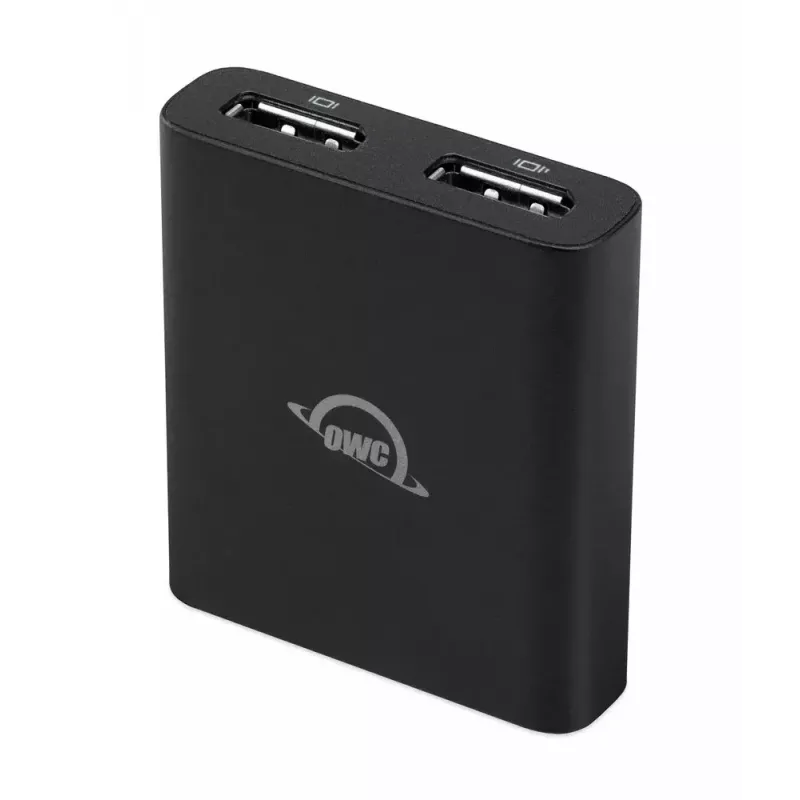 Adapter OWC Thunderbolt Dual DisplayPort – graficzny adapter USB, 7680 x 4320 pikseli, czarny