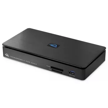 OWC Thunderbolt Pro Dock Przewodowy Thunderbolt 3 Czarny 85W Power Delivery 40 Gbit/s