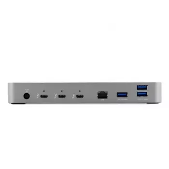 OWC Thunderbolt 4 Wired Dock czarny szary 3.5mm Ethernet 1000 Mbit/s