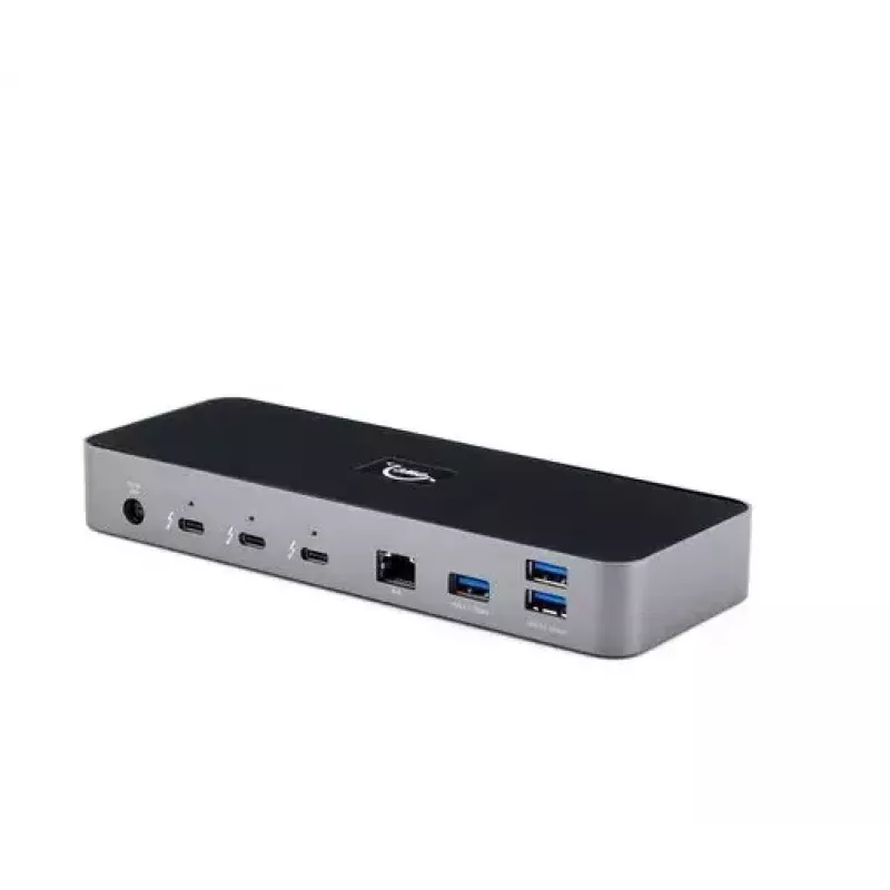 OWC Thunderbolt 4 Wired Dock czarny szary 3.5mm Ethernet 1000 Mbit/s