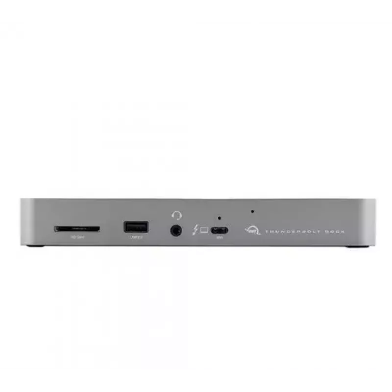 OWC Thunderbolt 4 Wired Dock czarny szary 3.5mm Ethernet 1000 Mbit/s