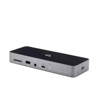 OWC Thunderbolt 4 Wired Dock czarny szary 3.5mm Ethernet 1000 Mbit/s