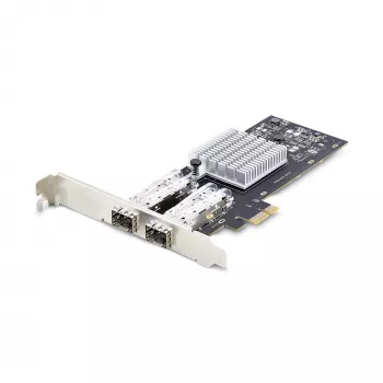 StarTech.com 2-Port GbE SFP sieciowy Card, PCIe 2.0 x1, Intel I350-AM2 2x 1GbE Controller, 1000BASE miedź/Fiber Optic, Dual-Port Gigabit Ethernet NIC, Desktop/Server Backplanes - Windows and Linux Kompatybilny