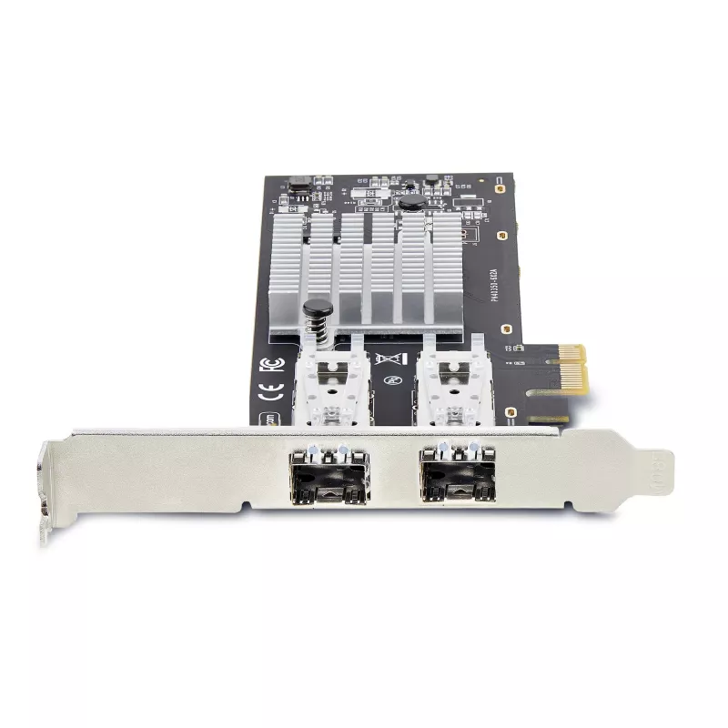 StarTech.com 2-Port GbE SFP sieciowy Card, PCIe 2.0 x1, Intel I350-AM2 2x 1GbE Controller, 1000BASE miedź/Fiber Optic, Dual-Port Gigabit Ethernet NIC, Desktop/Server Backplanes - Windows and Linux Kompatybilny