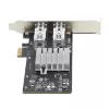 StarTech.com 2-Port GbE SFP sieciowy Card, PCIe 2.0 x1, Intel I350-AM2 2x 1GbE Controller, 1000BASE miedź/Fiber Optic, Dual-Port Gigabit Ethernet NIC, Desktop/Server Backplanes - Windows and Linux Kompatybilny