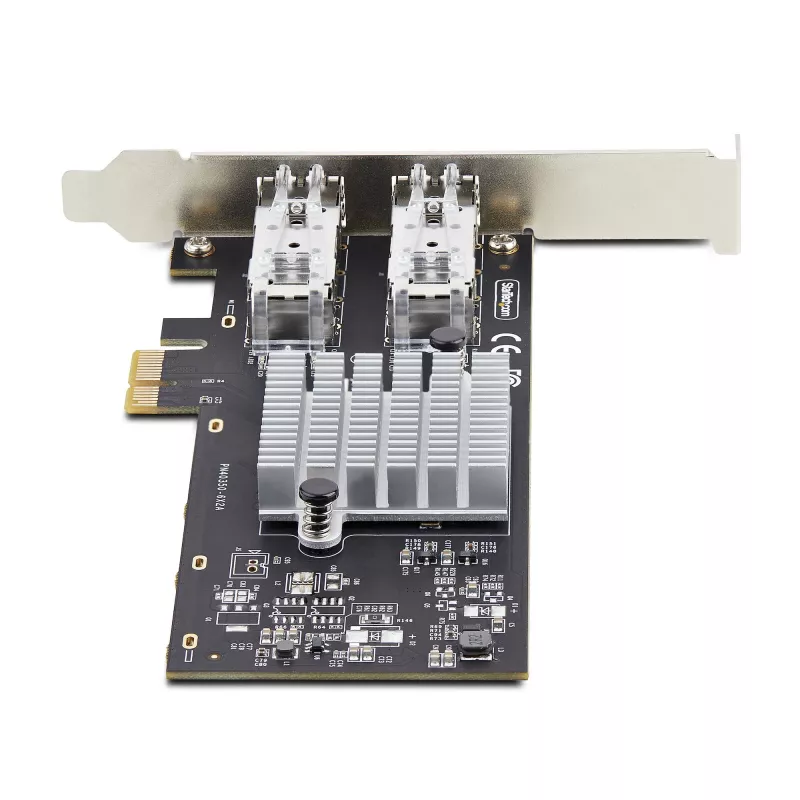 StarTech.com 2-Port GbE SFP sieciowy Card, PCIe 2.0 x1, Intel I350-AM2 2x 1GbE Controller, 1000BASE miedź/Fiber Optic, Dual-Port Gigabit Ethernet NIC, Desktop/Server Backplanes - Windows and Linux Kompatybilny