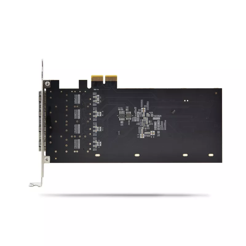 StarTech.com 4-Port GbE SFP sieciowy Card, PCIe 2.0 x2 (x4, x8, x16 Kompatybilny), Intel I350-AM4 4x 1GbE Controller, 1000BASE miedź/Fiber Optic, Desktop/Server Quad-Port Gigabit Ethernet NIC - Windows & Linux