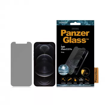 PanzerGlass ® Osłona prywatyzująca ekran iPhone 12 | 12 Pro | Standard Fit