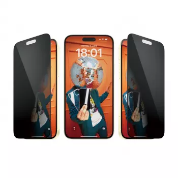 PanzerGlass ® Privacy Ochrona ekranu iPhone 15 Plus | Ultra-Wide Fit z EasyAligner