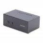 StarTech.com 2-portowy przełącznik KVM DisplayPort z obsługą dwóch monitorów, 4K 60 Hz, 2 porty koncentratora USB 5 Gb/s, 2 porty HID USB 2.0, przełączanie klawiszami skrótu i przyciskiem, zgodny z TAA – ochrona ESD poziomu 3