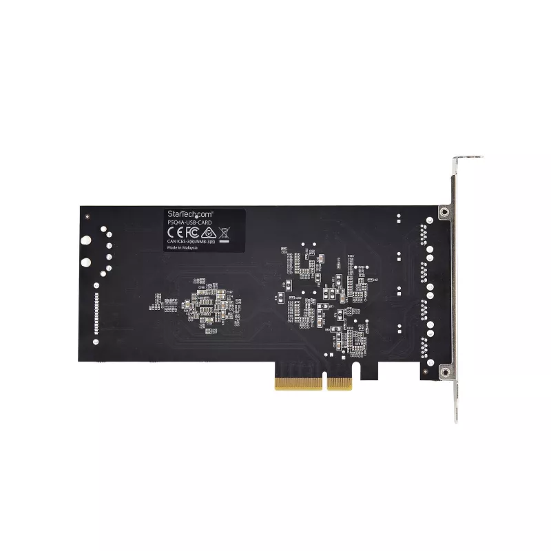 StarTech.com 4-Port USB PCIe Card, USB 3.2 5Gbps, Karta rozszerzeń PCI Express z 4 niezależnymi kontrolerami USB, 4 porty USB-A, Windows/macOS/Linux