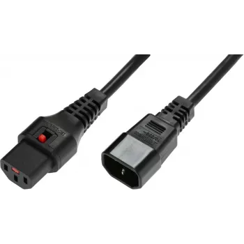 Microconnect PC1021 przewód zasilający Czarny 2 m wtyk C13 wtyk C14