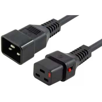 Microconnect PC1285 przewód zasilający Czarny 2 m Wtyczka C20 Gniazdo C19