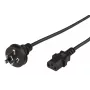 Microconnect PE010418AUSTRALIA przewód zasilający Czarny 1,8 m C13 coupler