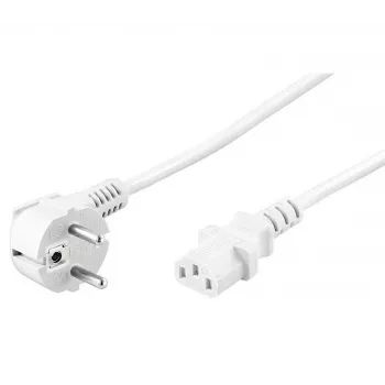 Kabel zasilający Microconnect PE010450W biały 5 m złącze C13