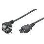 Kabel zasilający Microconnect PE010810 Czarny 1 m wtyczka C5